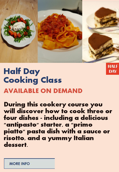 Half Day Cooking Classes in Italy